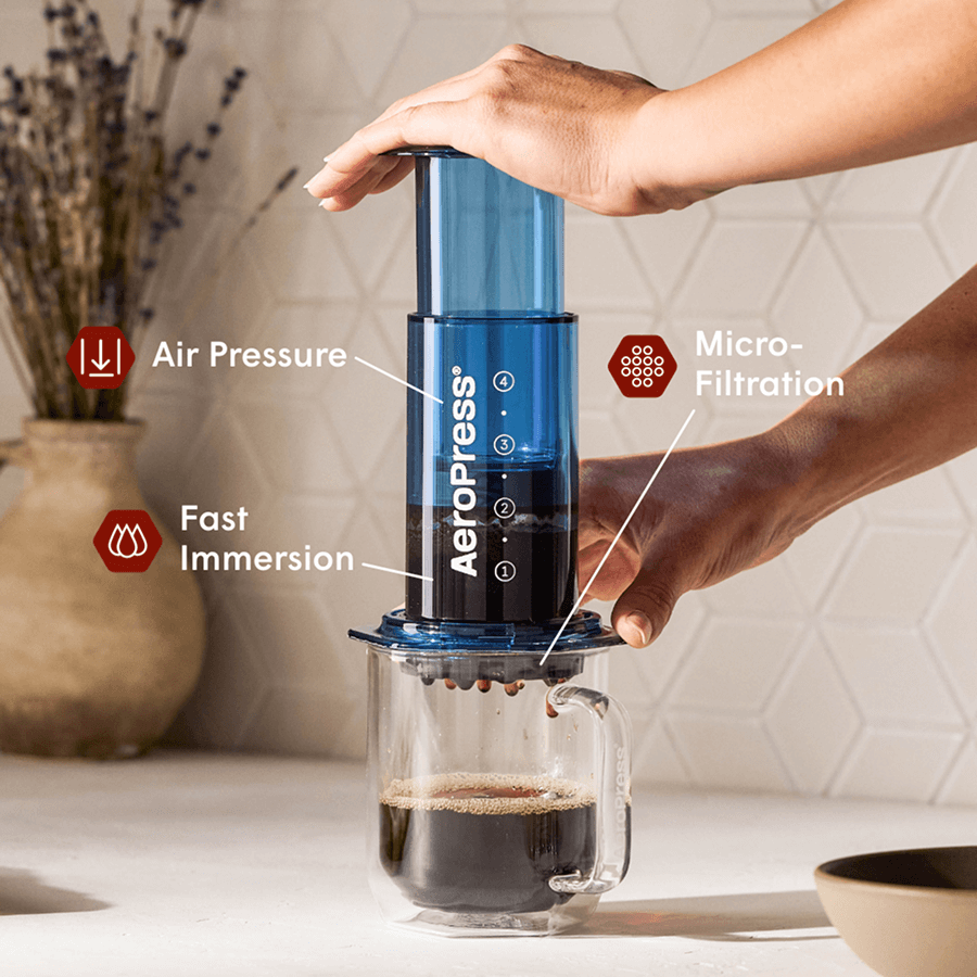 AeroPress Coffee Maker - Clear & Colors