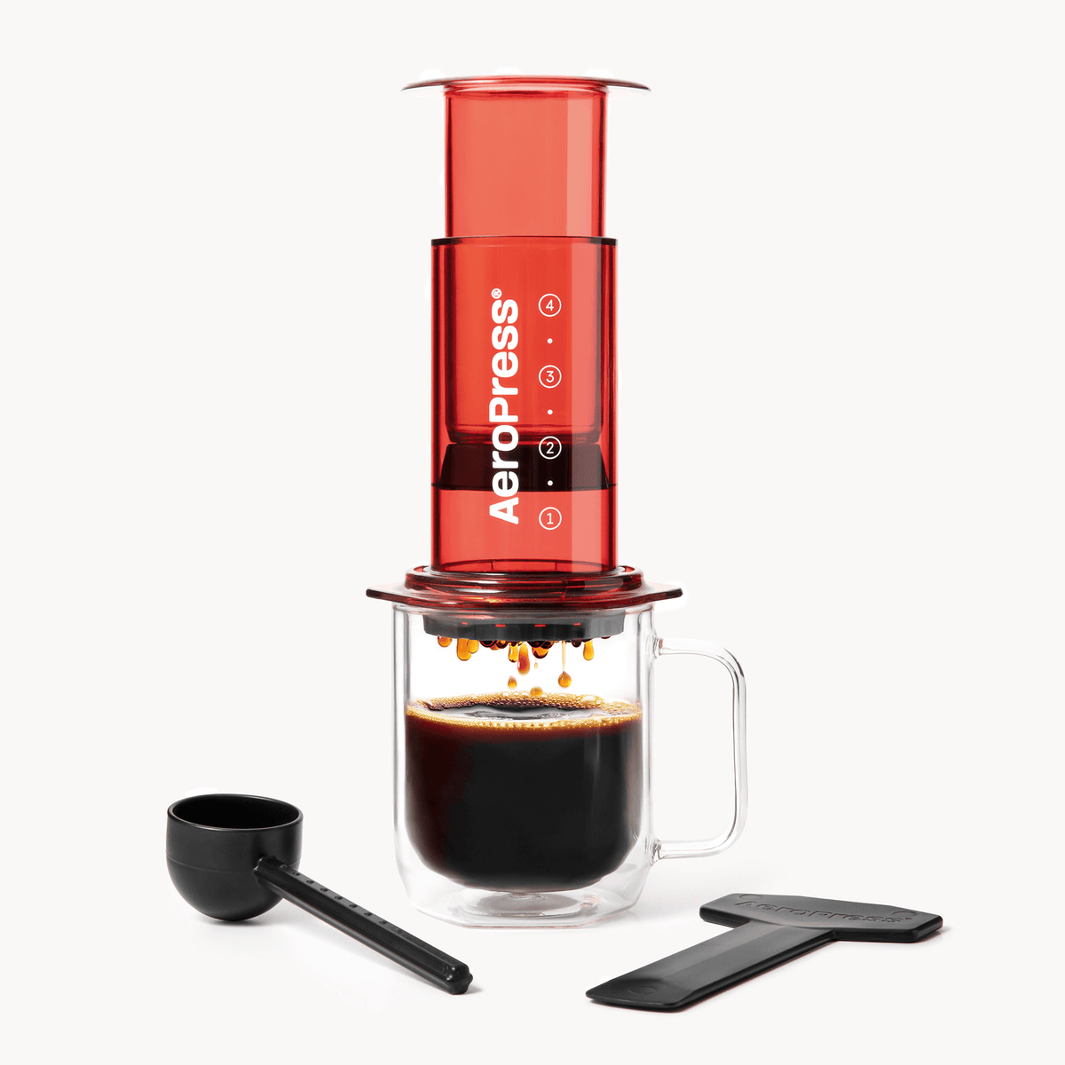 AeroPress Coffee Maker - Clear & Colors